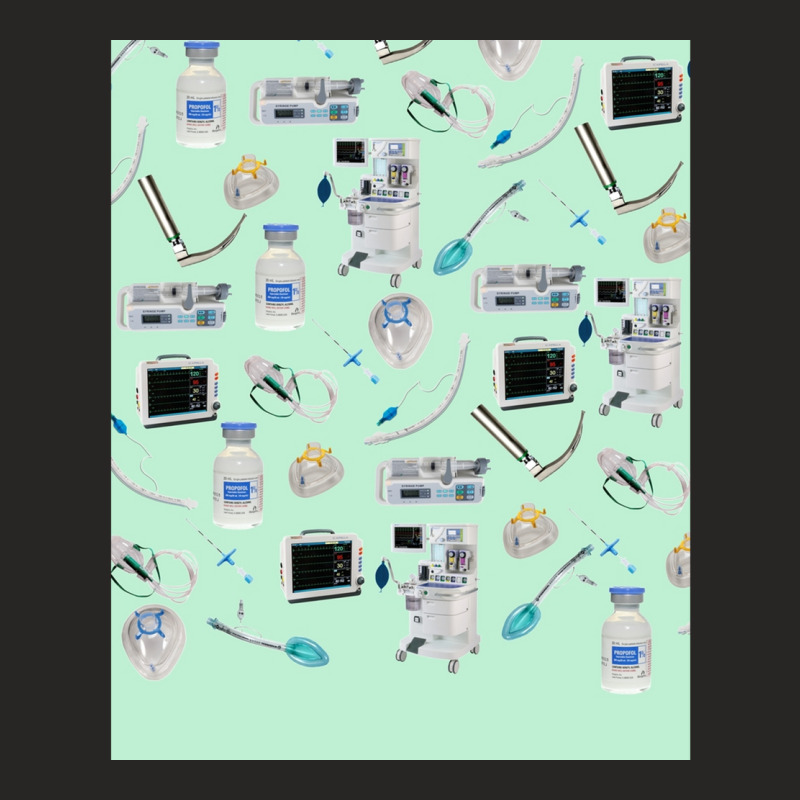 Tools Of The Trade Aero Green Anesthesia  Anaesthesia Graphic Ladies Fitted T-Shirt by ALVINPHILLIPS | Artistshot