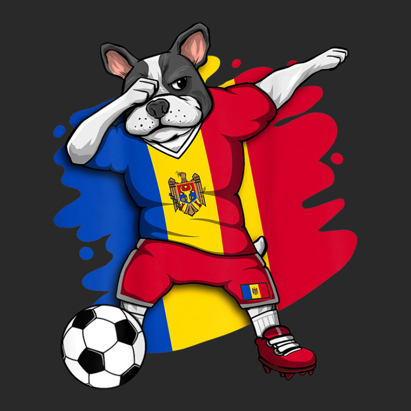 Dabbing French Bulldog Moldova Soccer Fans Jersey Football Toddler T-shirt by hingosjumiaht | Artistshot