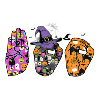 Boo Hands American Sign Language Pride Asl Halloween Women's Pajamas Set | Artistshot