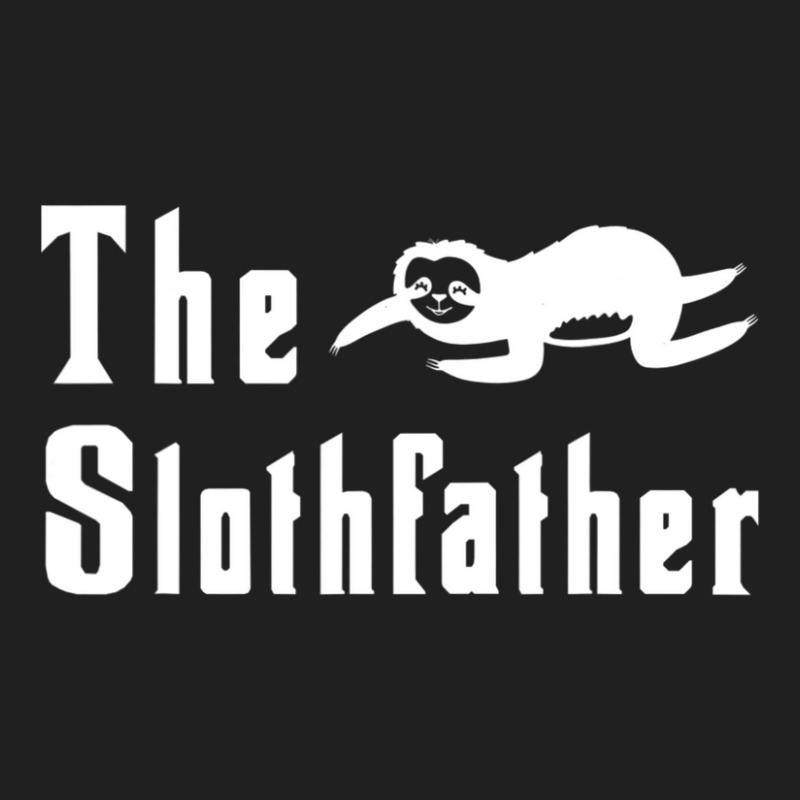 The Slothfather Sloth Father Dad Humor Fathers Day Drawstring Bags | Artistshot