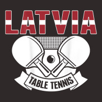 Latvia Table Tennis Lovers   Support Latvian Ping Pong Team T Shirt Racerback Tank | Artistshot