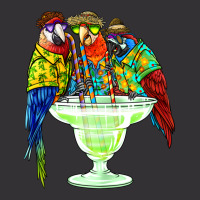 Parrots Drinking Margarita Hawaiian Vacation Birds Vintage Hoodie And Short Set | Artistshot