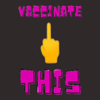 Vaccinate This Middle Finger 1 Racerback Tank | Artistshot