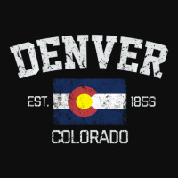 Vintage Denver Colorado Est. 1858 Souvenir Gift Crop Top | Artistshot