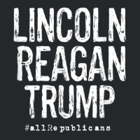 Lincoln, Reagan, Trump - Favorite Presidents Crewneck Sweatshirt | Artistshot