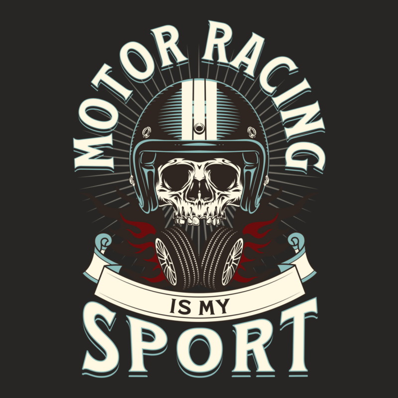 Motor Racing Is My Sport For Men Women Racing Lovers Funny Motorcycle Ladies Fitted T-Shirt by YATRONOTLEY | Artistshot