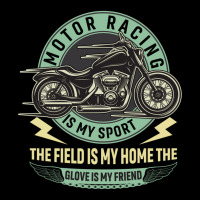 Motor Racing Is My Sport The Field Is My Home Adjustable Cap | Artistshot