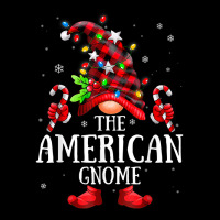 American Gnome Lights Red Plaid Matching Family Christmas T Shirt Youth Jogger | Artistshot