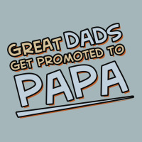 Great Dads Get Promoted To Papa Unisex Sherpa-lined Denim Jacket | Artistshot