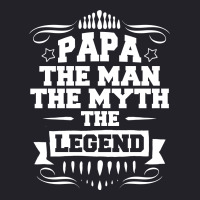 Papa The Man The Myth The Legend Unisex Sherpa-lined Denim Jacket | Artistshot