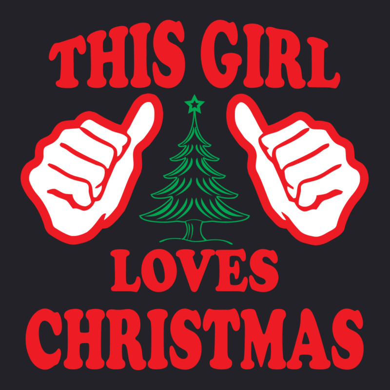 This Girl Loves Christmas Unisex Sherpa-Lined Denim Jacket by tshiart | Artistshot