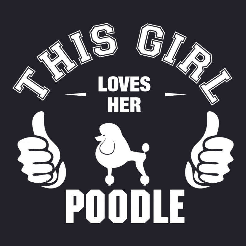 This Girl Loves Poodle Unisex Sherpa-lined Denim Jacket | Artistshot