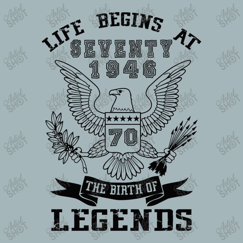 Life Begins At Seventy 1946 The Birth Of Legends Unisex Sherpa-lined Denim Jacket | Artistshot