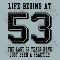 53rd Birthday Life Begins At 53 Unisex Sherpa-lined Denim Jacket | Artistshot