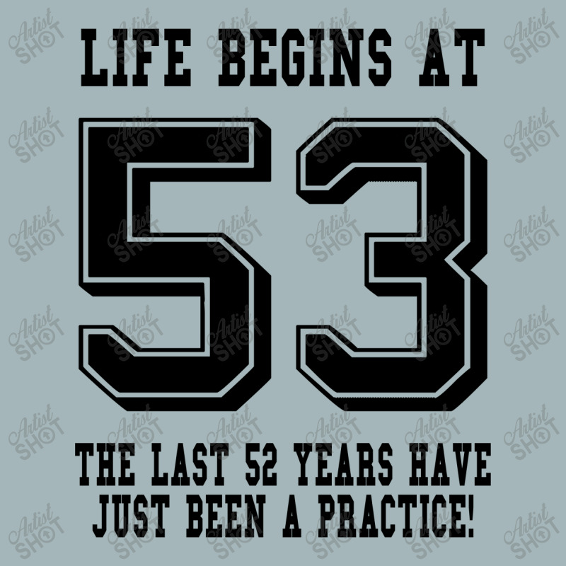 53rd Birthday Life Begins At 53 Unisex Sherpa-lined Denim Jacket | Artistshot