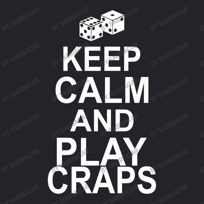 Keep Calm And Play Craps Unisex Sherpa-lined Denim Jacket | Artistshot