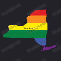 New York Rainbow Flag Unisex Sherpa-lined Denim Jacket | Artistshot