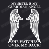 My Sister Is My Guardian Angel Unisex Sherpa-lined Denim Jacket | Artistshot