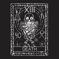 Vintage Occult Death Tarot Card Satanic Witchcraft T-shirt | Artistshot