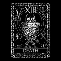 Vintage Occult Death Tarot Card Satanic Witchcraft Adjustable Cap | Artistshot