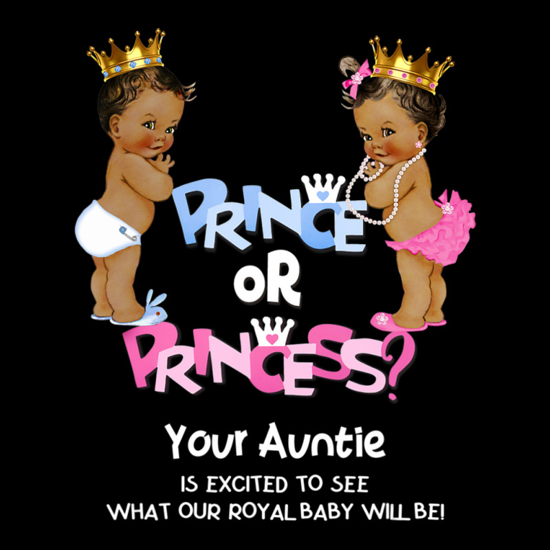 Prince Or Princess Auntie Ethnic Gender Reveal Fleece Short by bummercaught | Artistshot