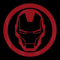 Iron Man Red Dropped Tonal Face Emblem Kids Cap | Artistshot