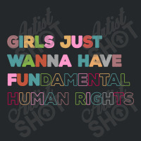 Girls Just Wanna Have Fundamental Rights Vintage Crewneck Sweatshirt | Artistshot