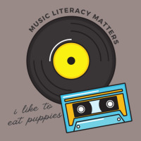 Yeah Music Literacy Matters I Like To Eat Some Puppies Vintage T-shirt | Artistshot