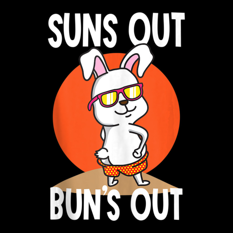 Sun's Out Bun's Out Funny Cool Bunny Pocket T-Shirt by fenderbendable | Artistshot