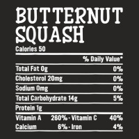 Thanksgiving Christmas Food Facts Butternut Squash Nutrition T Shirt Ladies Fitted T-shirt | Artistshot