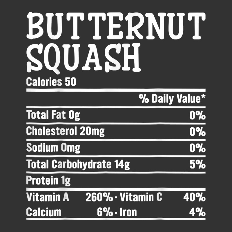 Thanksgiving Christmas Food Facts Butternut Squash Nutrition T Shirt Baby Bodysuit by dorman | Artistshot