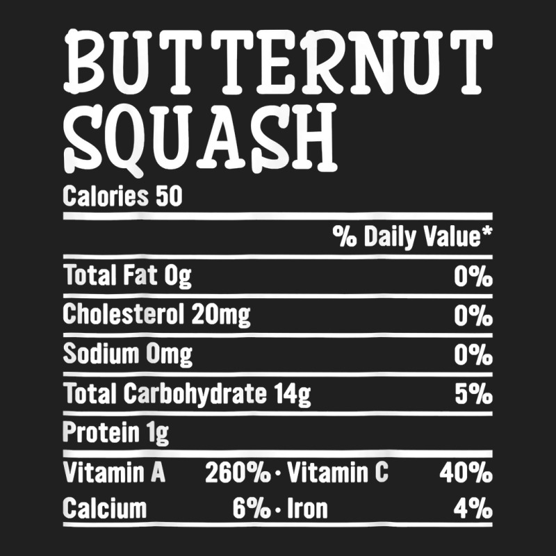 Thanksgiving Christmas Food Facts Butternut Squash Nutrition T Shirt Ladies Polo Shirt by dorman | Artistshot