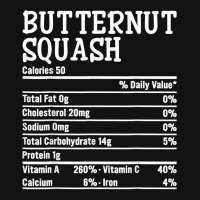 Thanksgiving Christmas Food Facts Butternut Squash Nutrition T Shirt Scorecard Crop Tee | Artistshot