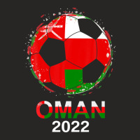 Oman Flag 2022 Supporter Omani Soccer Team Omani Ladies Fitted T-shirt | Artistshot