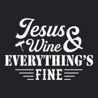 Jesus Wine & Everythings Fine Unisex Sherpa-lined Denim Jacket | Artistshot