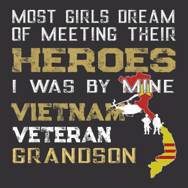 Vietnam Veteran Grandson Vintage Hoodie by yumgaugeteuda | Artistshot