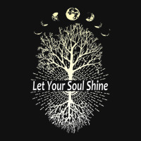 Phases Of The Moon Let Your Soul Shine Tree Graphic T-shirt | Artistshot