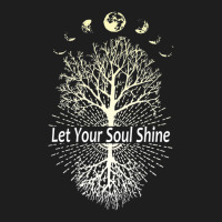 Phases Of The Moon Let Your Soul Shine Tree Classic T-shirt | Artistshot