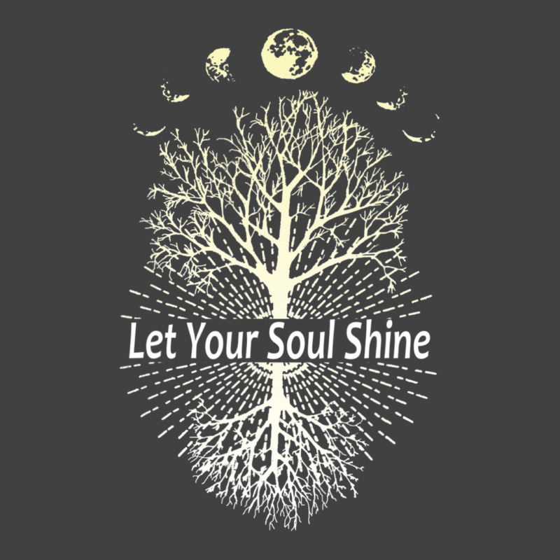 Phases Of The Moon Let Your Soul Shine Tree Vintage T-Shirt by brumfieldportillo7vlpq8 | Artistshot