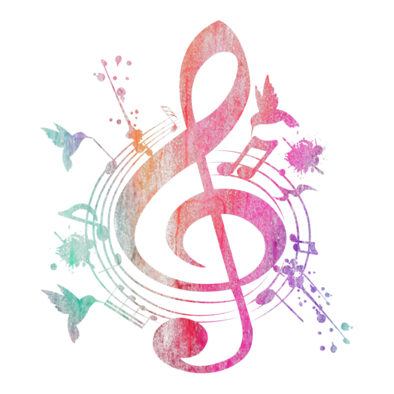 Music Musical Instrument Birds Treble Clef Sticker | Artistshot