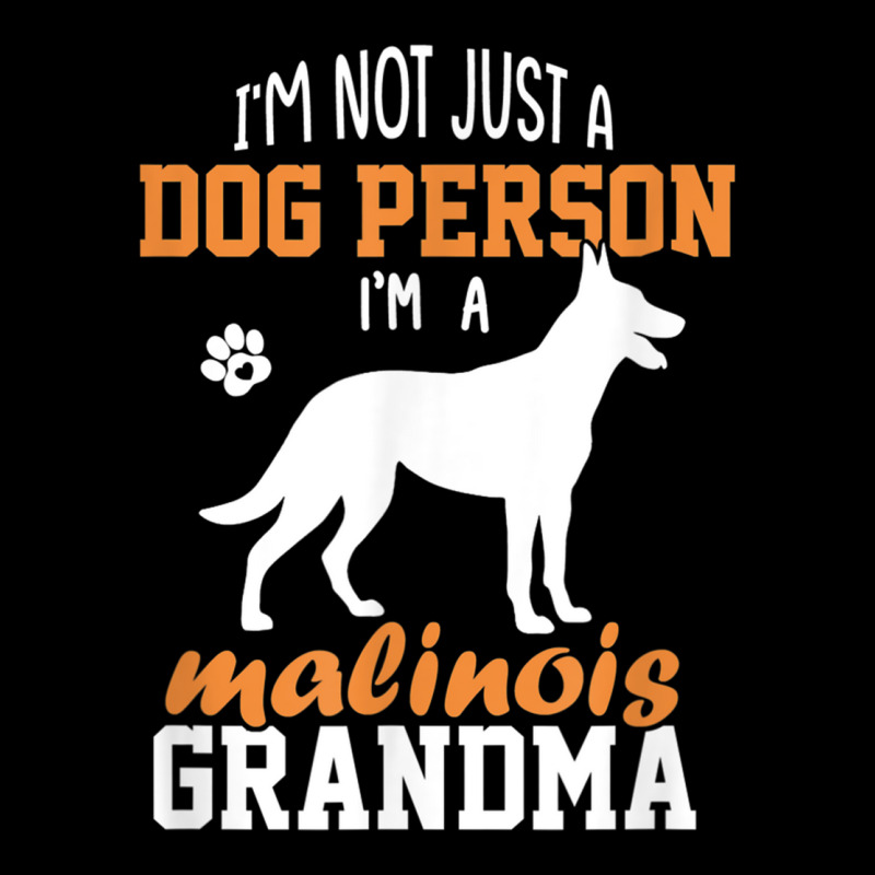 Cute Malinois Grandma Gifts Malinois Dog Lover Mother's Day T Shirt Cropped Hoodie by sunda | Artistshot