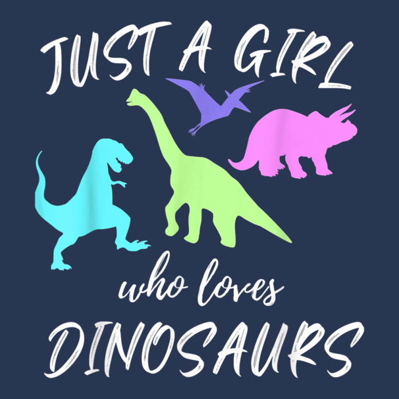 Just A Girl Who Loves Dinosaurs Dinosaur Theme T Shirt Men Denim Jacket | Artistshot