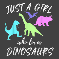 Just A Girl Who Loves Dinosaurs Dinosaur Theme T Shirt Vintage T-shirt | Artistshot