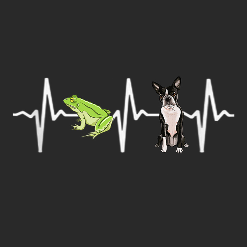 Green Tree Frog Boston Terrier Heartbeat Dog Lover Tank Top Toddler T-shirt | Artistshot