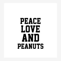 Peace Love And Peanuts  Chiffon Top Graphic T-shirt | Artistshot