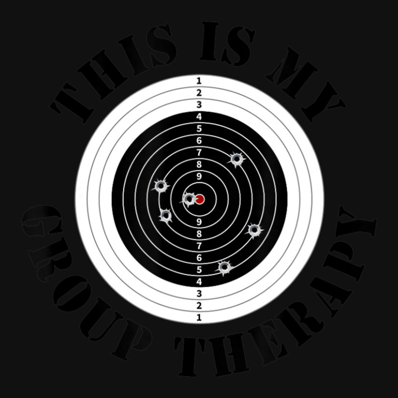 This Is My Group Therapy Gun Range Target Shooting Graphic Youth T-shirt | Artistshot