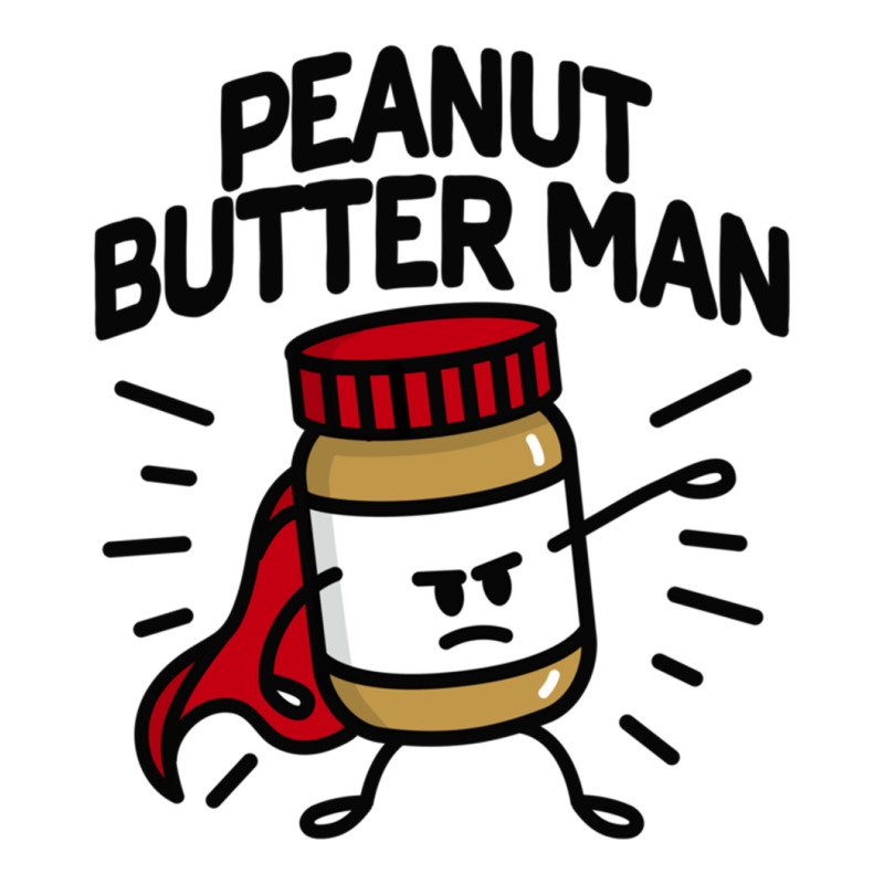 Peanut Butter Man (place On Light Background) Sticker | Artistshot