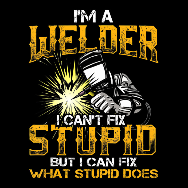 Welder Tees I'm A Welder I Can't Fix Stupid Wedding Adjustable Cap | Artistshot