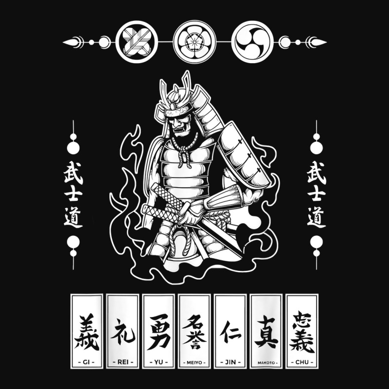 Bushido Code Samurai Japanese Warrior Kanji T Shirt Crop Top by toraprqwfg | Artistshot