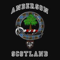 Anderson Tartan Clan Badge Athletic Style T Shirt Crop Top | Artistshot